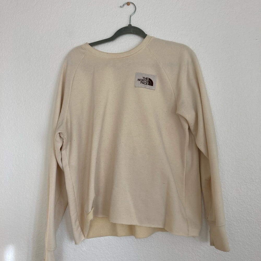 Womens The Nothing Face REI brand cream sweater size XL